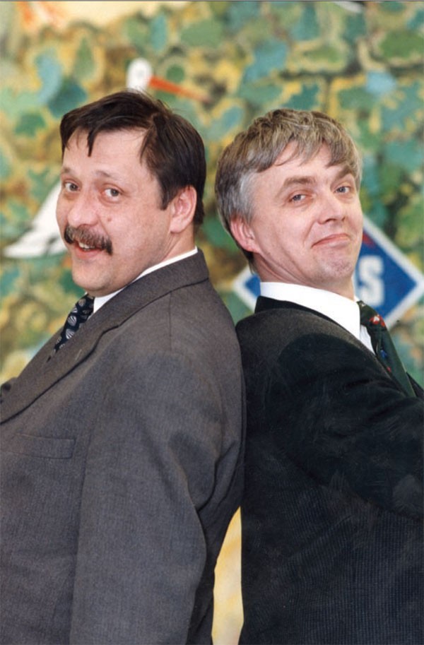 Desant z Gdańska: Mariusz Jurkowski (z lewej) i Roman Rojek.