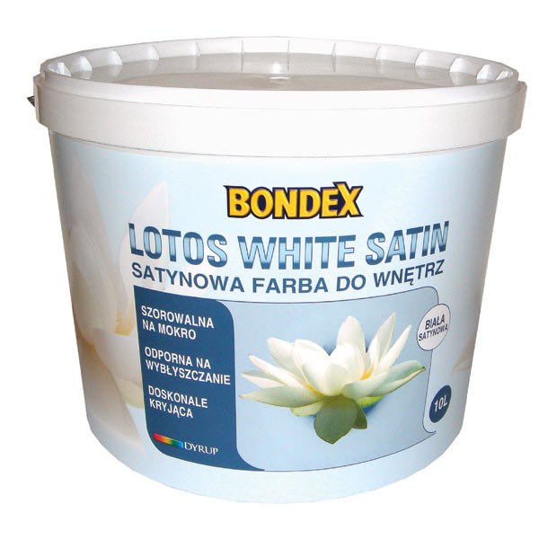 BONDEX Lotos White Satin - Satynowa farba do wnętrz