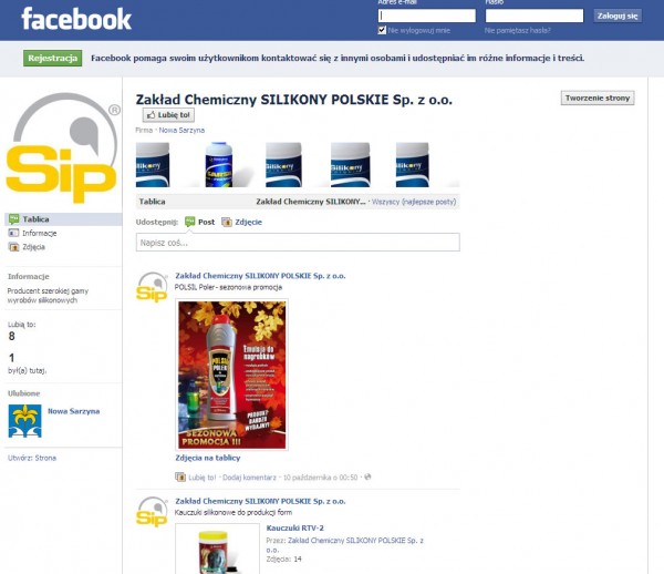 Silikony Polskie na Facebooku