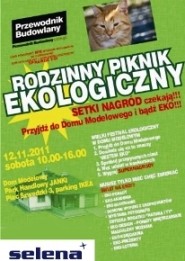 Plakat promujący Rodzinny Piknik Ekologiczny Fot. Selena