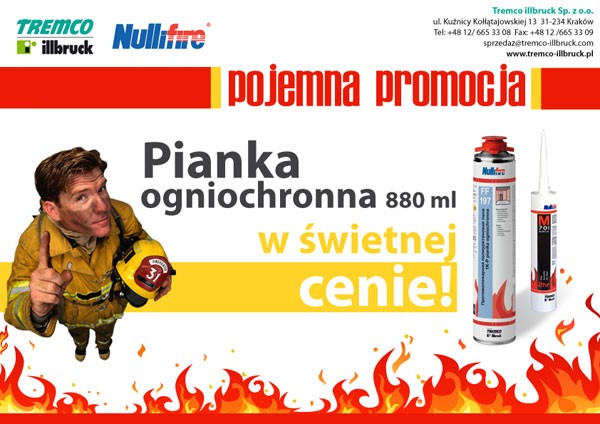 Uszczelnienie ogniochronne w systemach przegród aluminiowych EI