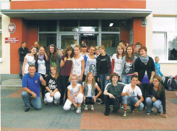 Uczniowie z gimnazjum w Pobiedziskach, fot. Baumit