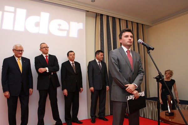 Firma Rockwool Polska ze statuetką TopBuilder 2012