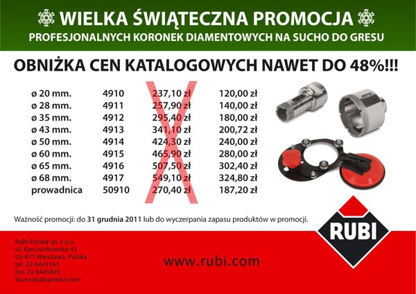 Wyjątkowa promocja RUBI®