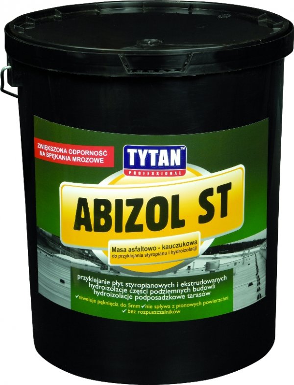 Abizol ST – wydajny lepik do styropianu i masa hydroizolacyjna w jednym