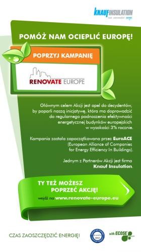 Ty też możesz zaoszczędzić energię! – Renovate Europe<br />