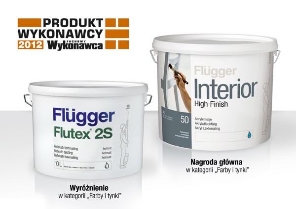 Produkty Flügger nagrodzone tytułem Produkt Wykonawcy 2012