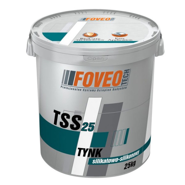 Tynk Silikatowo-Silikonowy TSS 25 oraz Farba Silikatowo-Silikonową FSS 25