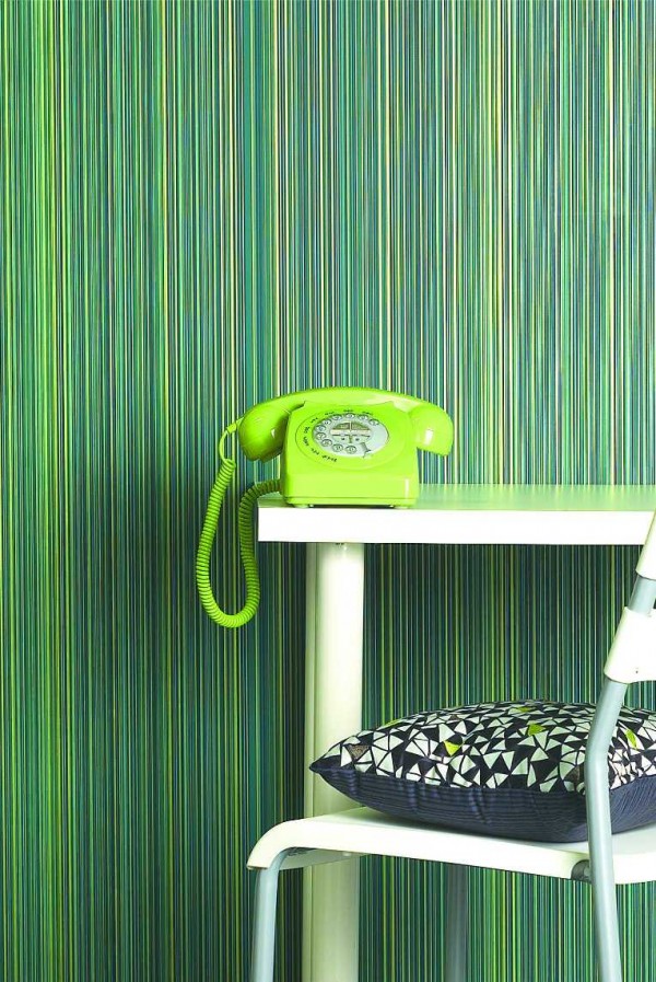 Zielona tapeta PARA Design z kolekcji Groove