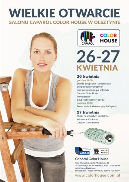 Caparol Color House – 10 salon tym razem w Olsztynie