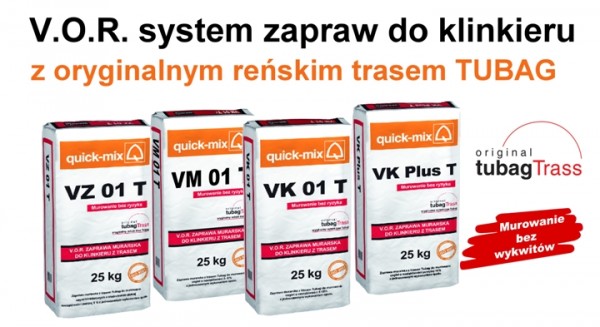 V.O.R. zaprawy do klinkieru quick-mix