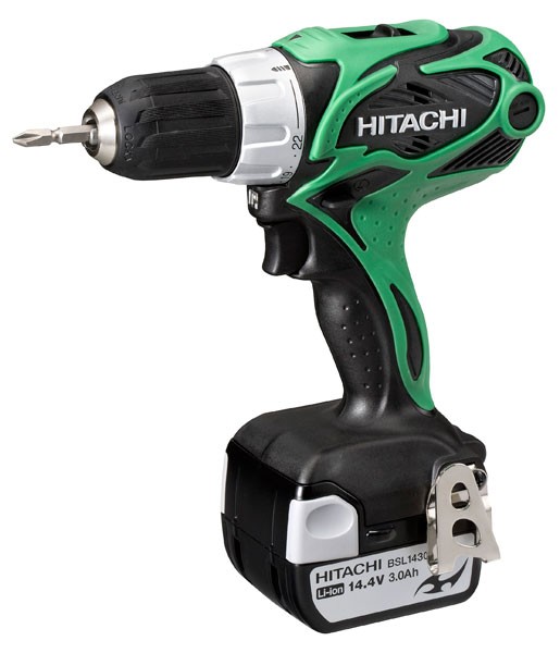 Wiertarko-wkrętarka DS14DSAL z bateria Li-ion. Fot: Hitachi