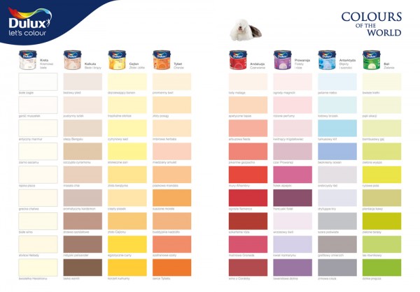 Nowe farby Dulux Kolory Świata