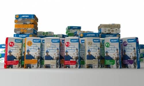 Ujednolicenie opakowań tynków SOLBET