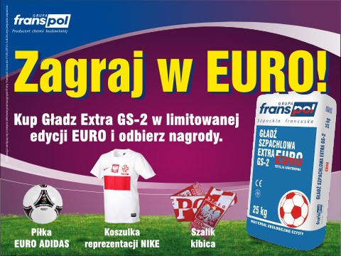 Gładzi Extra w edycji EURO