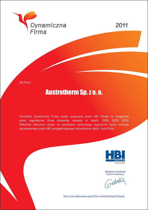 Austrotherm Dynamiczną Firmą