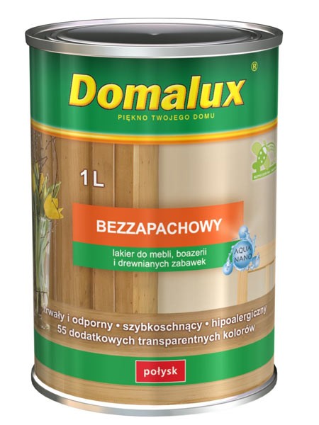 Udoskonalony lakier Domalux Bezzapachowy