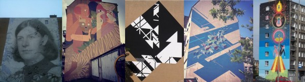 Murale namalowane na Festiwalu Outer Spaces Poznań 2012 ul. Przemysłowa 21 | Czarnieckiego 14 | Sikorskiego 25 | Górna Wilda 89 | Hetmańska 101 Fot. SELENA SA, Inner Art