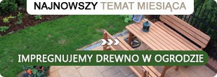 Impregnujemy drewno w ogrodzie - temat miesiąca