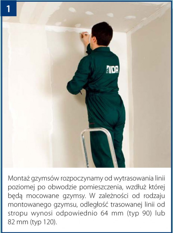 Jak zamontować gzymsy gipsowe – instrukcja krok po kroku