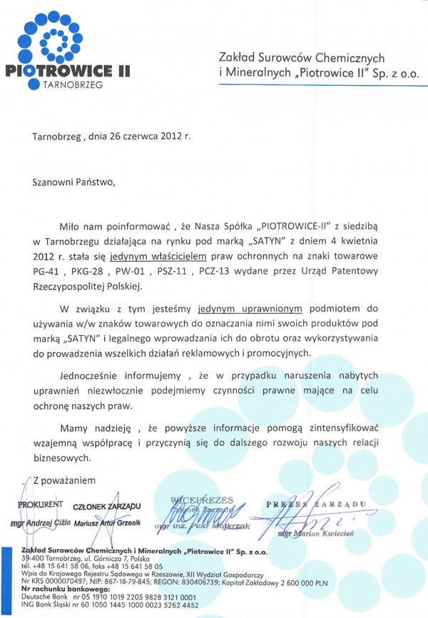 Spółka ,,PIOTROWICE-II