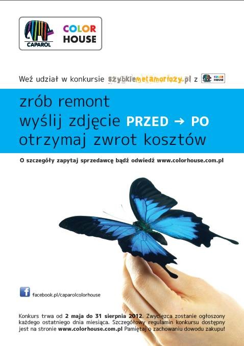 Ty Malujesz My Płacimy. Konkurs Caparol Color House