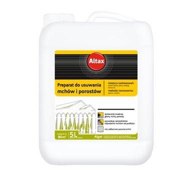 Altax Preprat do usuwania mchów glonów i porostów Algat 5L