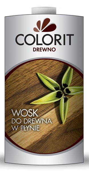 Wosk do drewna w płynie marki Colorit.