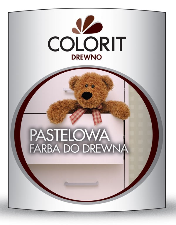 Pastelowa farba do drewna marki Colorit