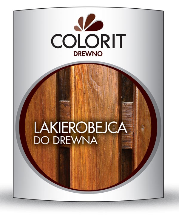 Lakierobejcą do drewna marki Colorit.