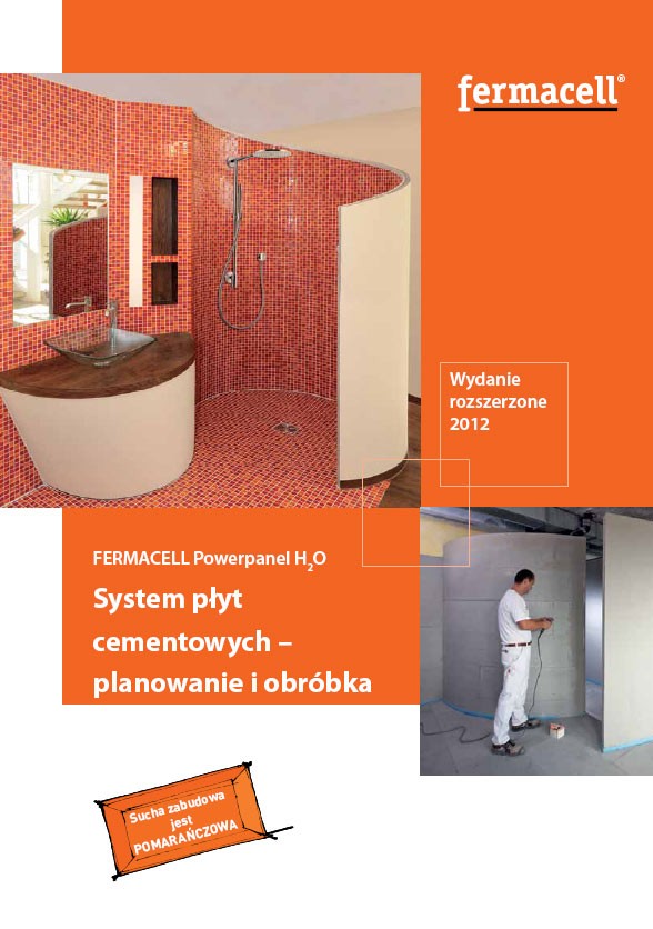Nowy, zmodyfikowany prospekt FERMACELL Powerpanel H2O