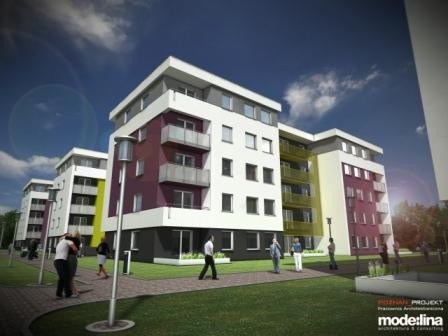 Wizualizacja nowych budynków na poznańskim Osiedlu Zwycięstwa, fot. Poznań – Projekt, Pracownia Architektoniczna