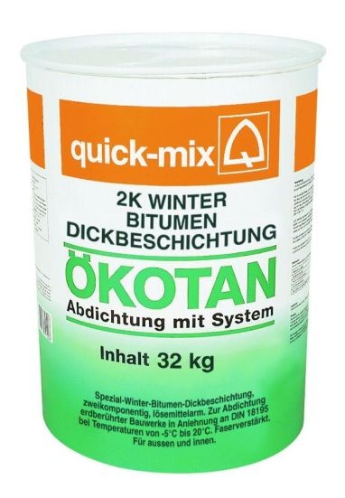 Bitumiczna powłoka uszczelniająca BD 2K W Fot. quick-mix
