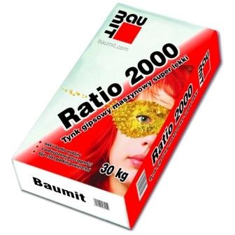 Tynk gipsowy maszynowy Baumit Ratio 2000, fot. Baumit