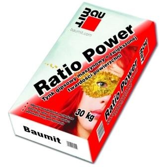 Tynk gipsowy o zwiększonej twardości powierzchni Baumit Ratio Power, fot. Baumit