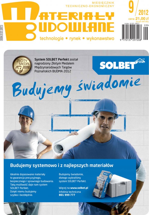 Materiały Budowlane 9/2012<br />