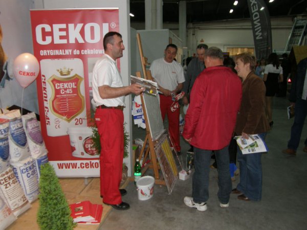 Cekol na targach w Kielcach