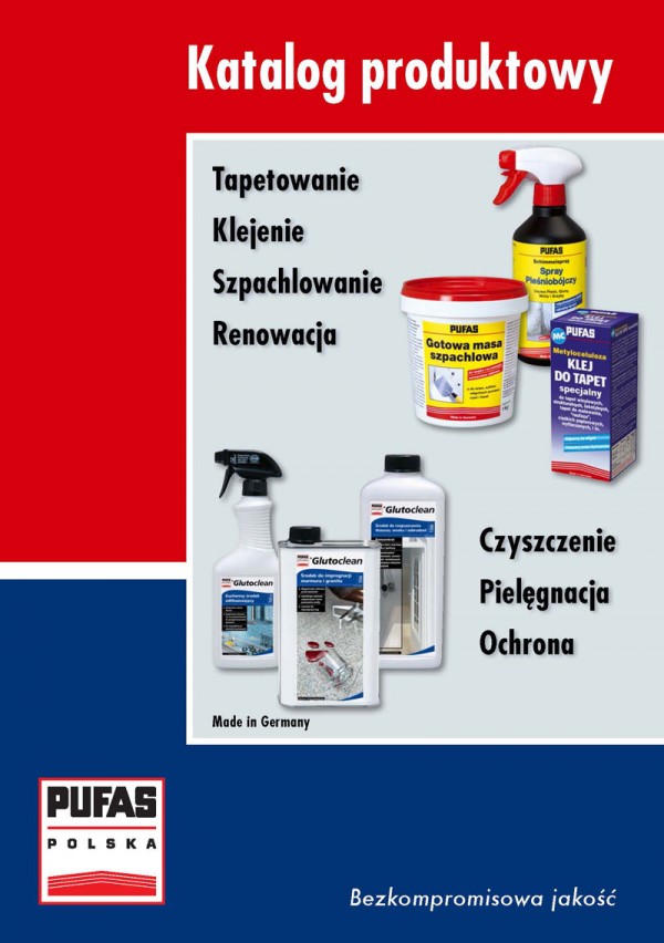 Nowy katalog marki Pufas zawiera szeroką ofertę chemii budowlanej.