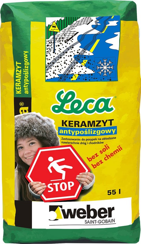 Leca<sup>®</sup> KERAMZYT antypoślizgowy w opakowaniu 55 l