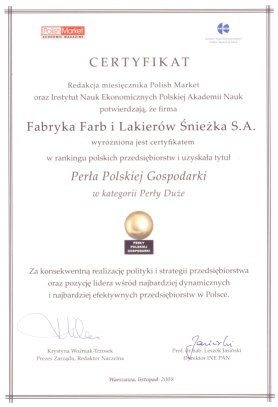 Śnieżka - klejnot polskiego rynku