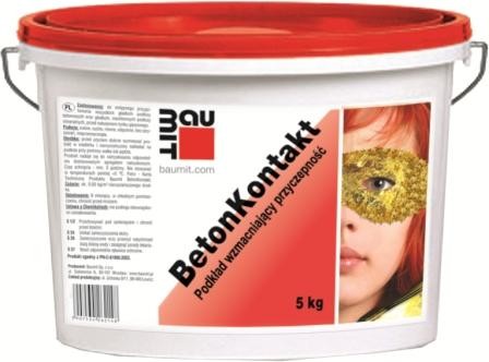 Podkład wzmacniający przyczepność tynków gipsowych do betonu Baumit BetonKontakt, fot. Baumit