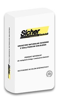 Kruszywo naturalne suszone z solą przeciw gołoledzi