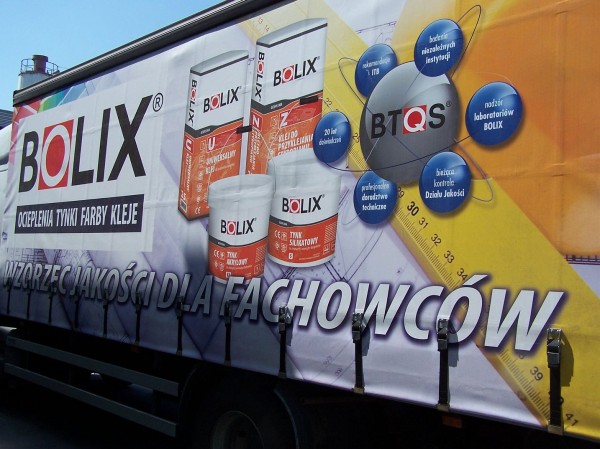 Bolix na reklamach zewnętrznych. Fot. Bolix