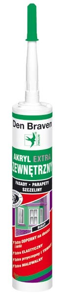 Acryl-Extra Zewnętrzny firmy Den Braven Fot. Den Braven