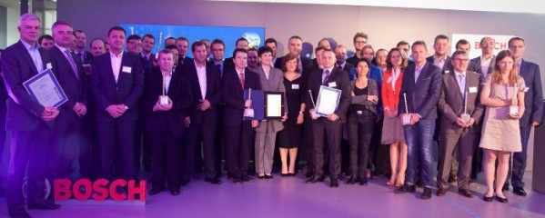 Zdjęcie grupowe laureatów siedemnastej edycji konkursu „Platynowe Wiertło”. Fot. Bosch