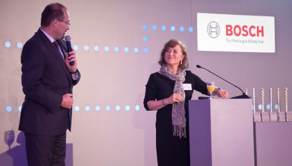 Krystyna Boczkowska, Prezes Zarządu Robert Bosch Sp. z o.o. i Krzysztof Kurek, Dyrektor Handlowy Działu Elektronarzędzi. Fot. Bosch