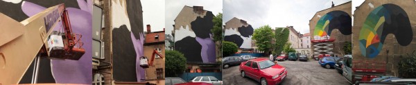 Murale malowane farbami zolokrzemowymi TYTAN<sup>®</sup> EO na Festiwalu Outer Spaces 2013. Fot. Selena SA/ Inner Art