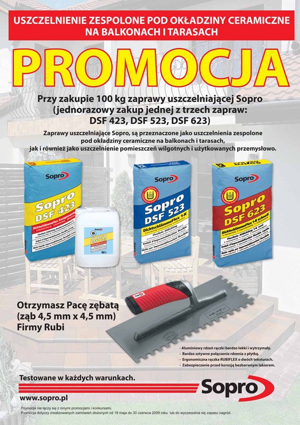 Sopro - promocja!