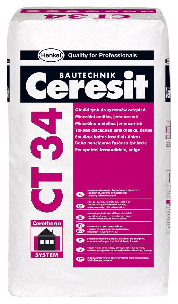 Nowy tynk Ceresit CT 34