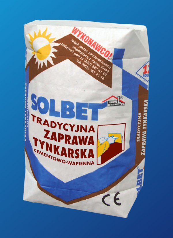 Większa rodzina tynków SOLBET